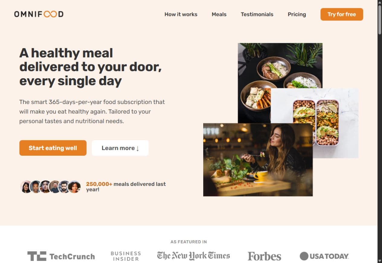 Omnifood project preview